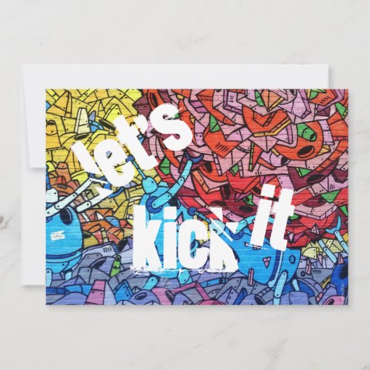 Einladung von Urban Birthday (Vorderseite)