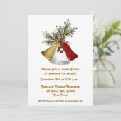 Einladung von Urlaubsglocken (Stehend Vorderseite)