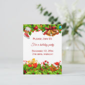 Einladung von Urlaubsreisenden (Stehend Vorderseite)