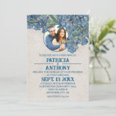 Einladung von Van Gogh Irises zur Hochzeit (Stehend Vorderseite)