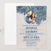 Einladung von Van Gogh Irises zur Hochzeit (Vorne/Hinten)