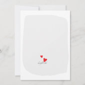 Einladung von Vater und Sohn von Bären (Rückseite)