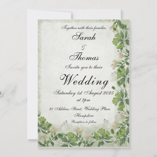 Einladung von Vicorian Meadow (Vorderseite)