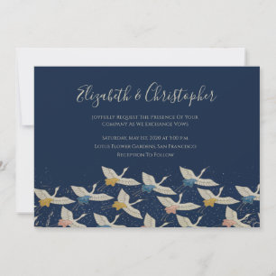 Einladung von Vintag Blue Crane