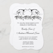 Einladung von Vintagen Füchsen (Vorne/Hinten)