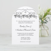 Einladung von Vintagen Füchsen (Stehend Vorderseite)