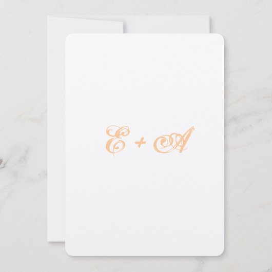 Einladung von Vintagen Füchsen (Rückseite)