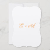 Einladung von Vintagen Füchsen (Rückseite)