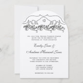 Einladung von Vintagen Füchsen (Vorderseite)