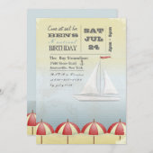 Einladung von Vintagen Segelbooten (Vorne/Hinten)