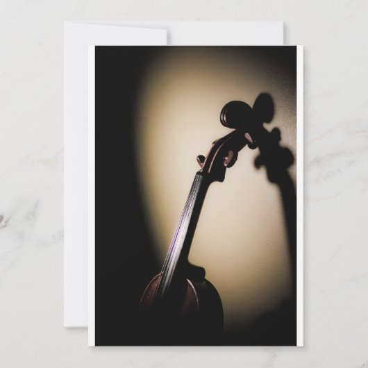 Einladung von Violine Erwägung (Vorderseite)