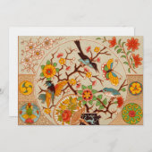 Einladung von Vögeln und Schmetterlingen (Vorne/Hinten)