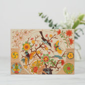 Einladung von Vögeln und Schmetterlingen (Stehend Vorderseite)