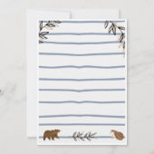 Einladung von Wäldern zum Geburtstag (Rückseite)