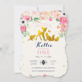 Einladung von Wäldern zum Geburtstag (Vorderseite)