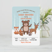 Einladung von Waldlandkindern (Stehend Vorderseite)