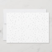 Einladung von Waldtieren zum ersten Geburtstag (Rückseite)