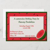 Einladung von Wassermelonen (Vorne/Hinten)