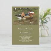 Einladung von Wasservögeln (Stehend Vorderseite)