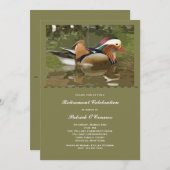 Einladung von Wasservögeln (Vorne/Hinten)