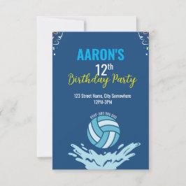 Einladung von Water Polo