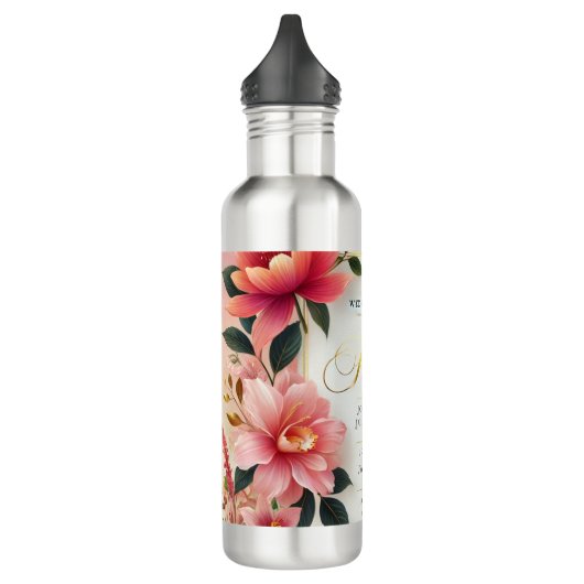 " EINLADUNG VON WEDEN " EDELSTAHLFLASCHE (Links)