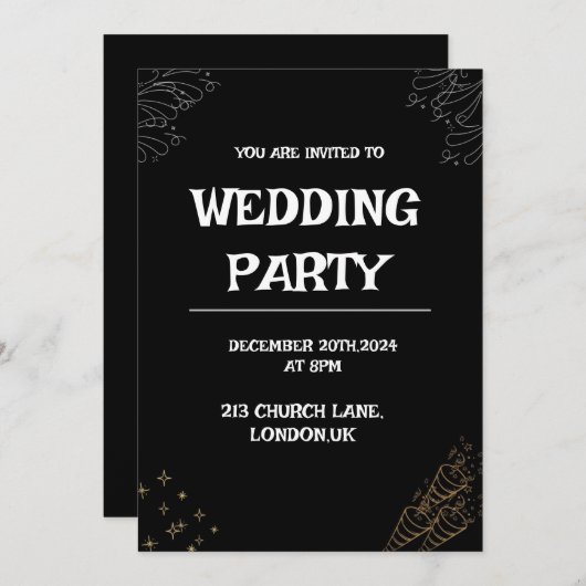 EINLADUNG VON WEDTERN (Vorne/Hinten)