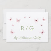 Einladung von Weeping Willow Wedding (Rückseite)