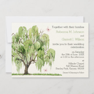 Einladung von Weeping Willow Wedding