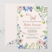 Einladung von weichem Flor (Vorne/Hinten)