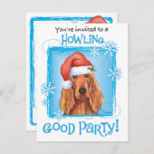 Einladung von Weihnachten (Vorne/Hinten)