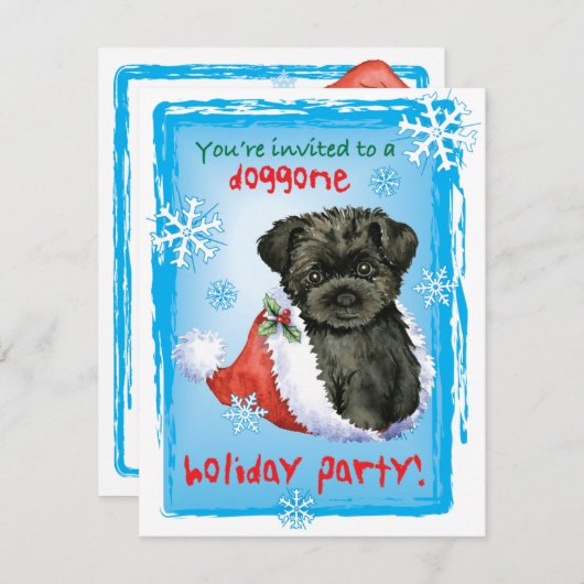 Einladung von Weihnachten (Vorne/Hinten)