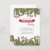 Einladung von Weihnachtskiefern und Bereren (Vorne/Hinten)