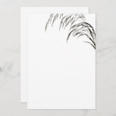 Einladung von Weiß und Schwarz zur Hochzeit (Vorne/Hinten)