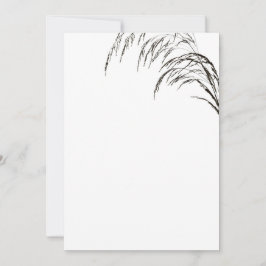 Einladung von Weiß und Schwarz zur Hochzeit