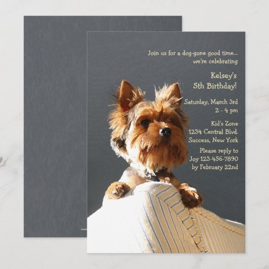 Einladung von Welpen (Vorne/Hinten)