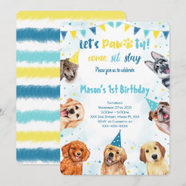 Einladung von Welpen, Einladung von Hunden zum Geb