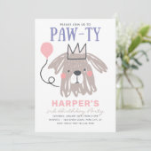 Einladung von Welpen zum Geburtstag | Hundebahn Pa (Stehend Vorderseite)