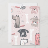 Einladung von Welpen zum Geburtstag | Hundebahn Pa (Rückseite)