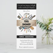 Einladung von Werkzeugduschen (Stehend Vorderseite)