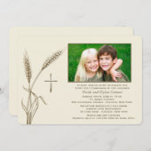 Einladung von Wheat Religious One Foto (Vorne/Hinten)