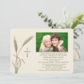 Einladung von Wheat Religious One Foto (Stehend Vorderseite)