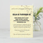 Einladung von Whimsical Kids zum Geburtstag (Stehend Vorderseite)