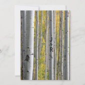 Einladung von White Birch Trees Gay Wedding (Vorderseite)