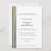 Einladung von White Birch Trees Gay Wedding (Rückseite)