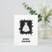 Einladung von White & Black 16 . Geburtstag (Stehend Vorderseite)