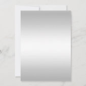 Einladung von White Bow & Lace Cross (Rückseite)