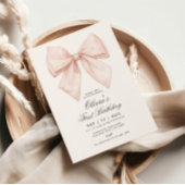 Einladung von White Bow zum ersten Geburtstag