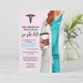 Einladung von White Coat Medical School Abschluss (Stehend Vorderseite)