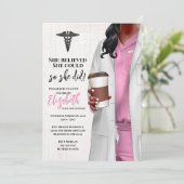 Einladung von White Coat Medical School Abschluss (Stehend Vorderseite)